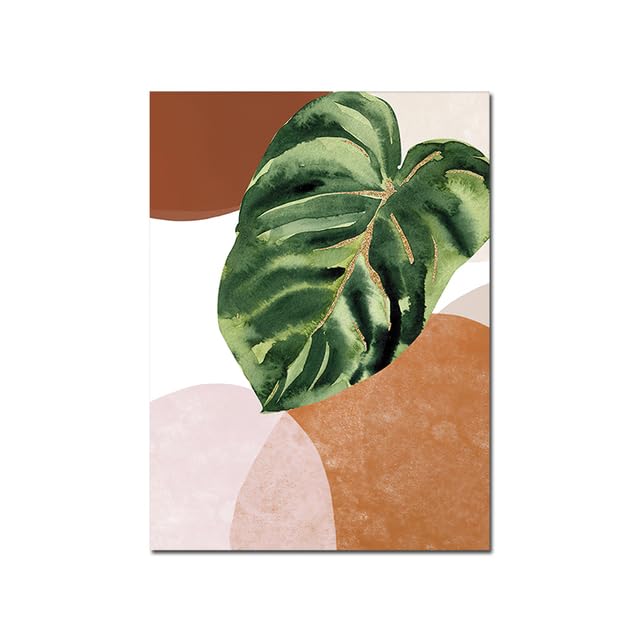 Prints boho terracotta 30x50cm triptyque sans cadre - 5