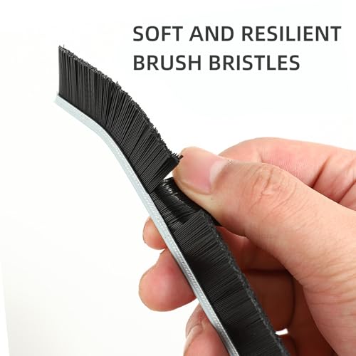 Image of 3PCS Gap Cleaning Brush, Multi-Purpose Door Window Track Deep Brush Supplies，Bathroom Gap, Clean The Dead Corners of Bathroom Kitchen Tiles (3)