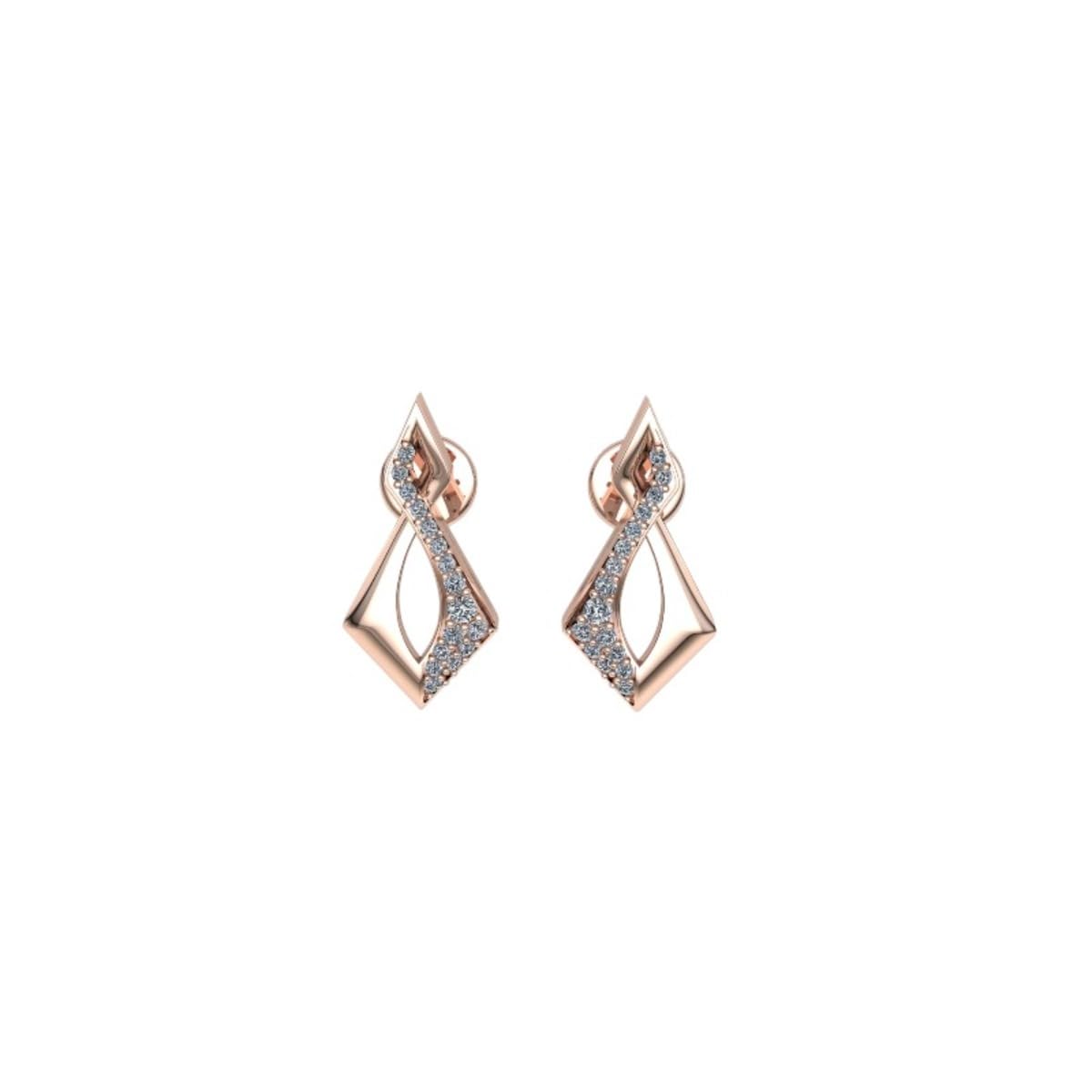MUSHANITE Avya Earrings Moissanite Diamond Stud Gold Plated 925 Sterling Silver Women’s Jewelry for Formal and Casual Wear Girls’ Birthday Gift Anniversary (Rose) (B0DFCWCZ68) Amazon Price History, Amazon Price Tracker