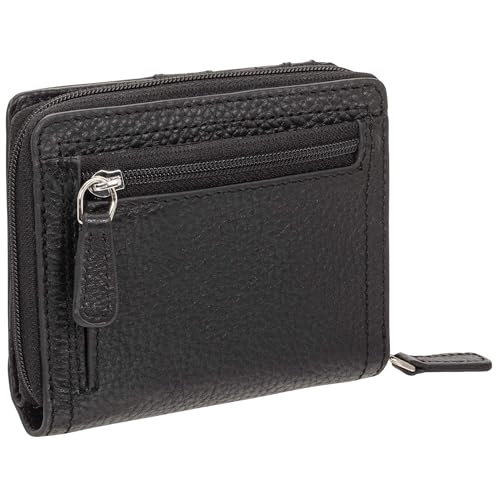 Pebbled Ladies’ RFID Small Clutch Wallet3