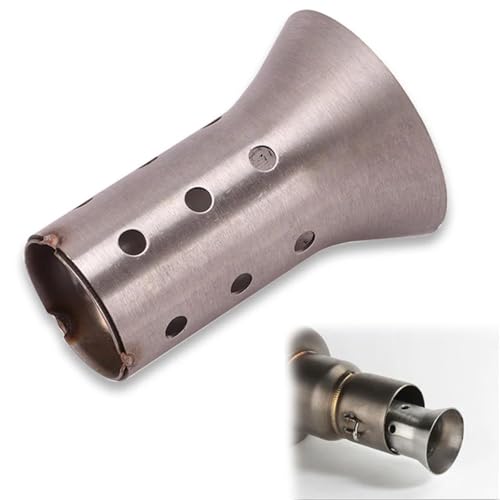 Silencieux d'échappement universel moto 51 mm amovible pour réduction du bruit