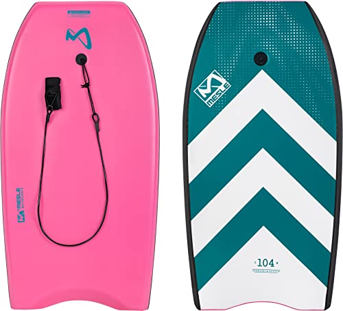 Mesle Bodyboard Kinder & Erwachsene Speed Skin mit Leash, Anfänger &...