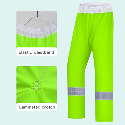 Traje de lluvia para ciclismo impermeable transpirable con reflectivo miniatura 5