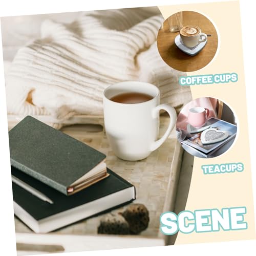 Dessous de tasse verre cœur protection antichaleur - 5