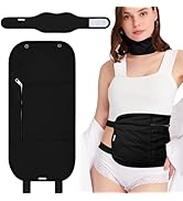 Fuz Bigaza Castor Oil Packs for Liver Detox and Thyroid, Less Mess Castor Oil Pack Wrap for Infla...