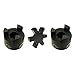Stevens Lake Parts L095 Flexible L-Jaw Coupling Coupler Set with NBR Rubber Spider 1/2