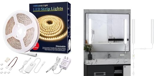 Tira LED Regulable Luz Blanca Cálida 16.4 pies miniatura 1