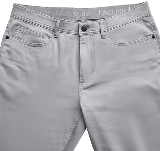 English Laundry Men's Straight Fit Stretch Lightweight 5-Pocket Pant