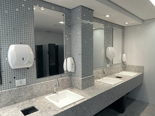 Kit Dispenser Sabonete Liquido Saboneteira E Porta Papel Toalha Toalheiro Velox Preto