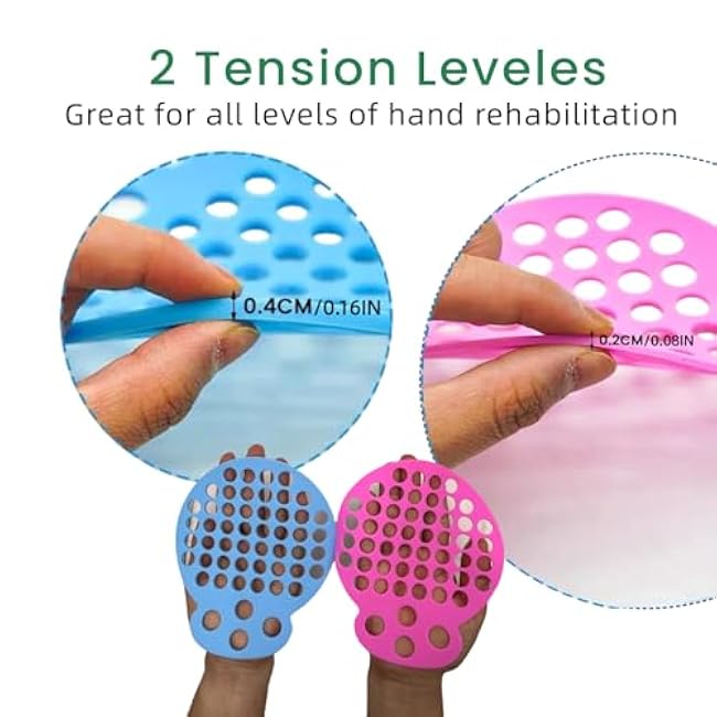 Hand Exerciser Grip Strengthener, Finger Extension Exerciser£¬Finger Stretcher for Hand Therapy, Relieve Pain for Arthritis, Carpal Tunnel£¨2 Pcs)