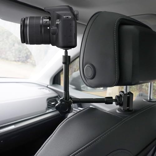 Soporte de cámara para coche con brazo de 10'' y base de alta estabilidad 6