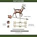 Good Directions White Tail Buck / Deer Weathervane, Pure Copper, Rooftop, Roof Décor, Wildlife