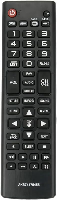 Télécommande universelle AKB74475455 avec touches réactives pour écran LG 60LB5200