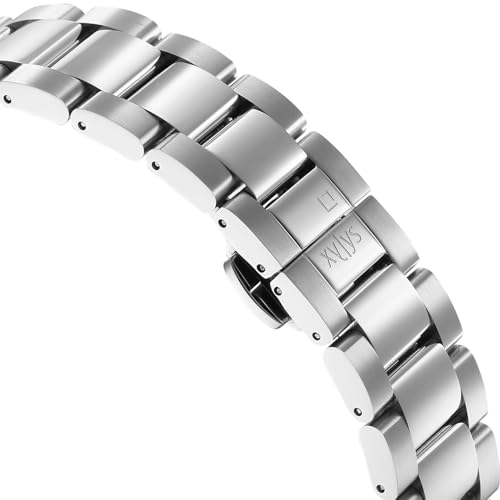 Image of Xylys Lightning with Chronograph Quartz Black Dial Silver Stainless Steel Strap Watch for Men - 40068SM01E