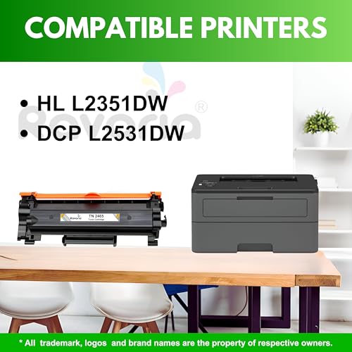 Image of TN 2465 Compatible Toner Cartridge for Brother Printer HL L2351DW, DCP L2531DW