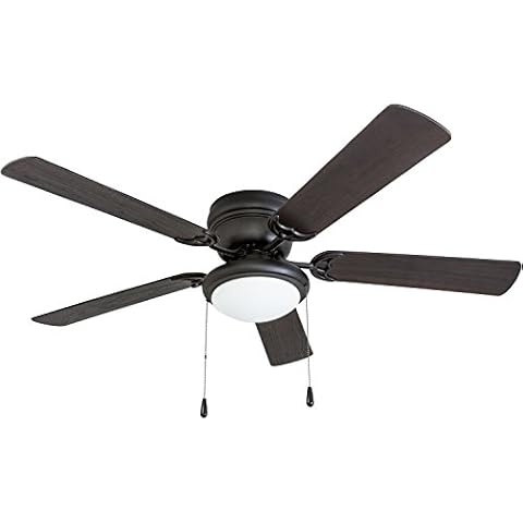 Portage Bay Hugger 52" Matte Black West Hill Ceiling Fan Cover