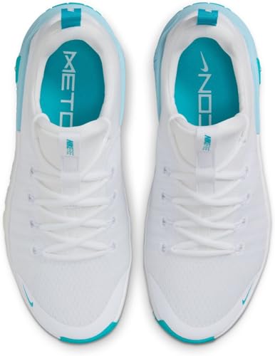 Nike Free Metcon 6 Women's Workout Shoes (FJ7126-107, White/Glacier Blue/Dusty Cactus)4