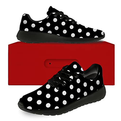 Polka Dot Shoes for Women Men Running Shoes Comfort Lightweight Walking Tennis Dots Sneakers Gifts2
