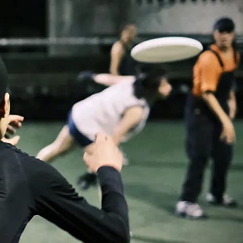 Qkydky Eurodisc 175g,Flying Ring,Professionelle Wurfscheibe,Wurfring mit Durchmesser,Wettkampf-Frisbee Funsport, Rainbow Wettkampfharte Wurfscheibe,Freizeitspieler und Profis Gleichermaßen (A)