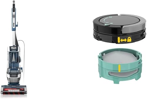 Shark AZ3002 Stratos - Aspiradora vertical con DuoClean PowerFins, HairPro y Shark 1541FC3000, tecnología neutralizadora de olores, paquete de 2