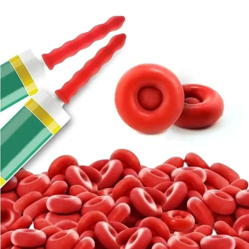 20 tapas rojas para sellar tubo de pegamento