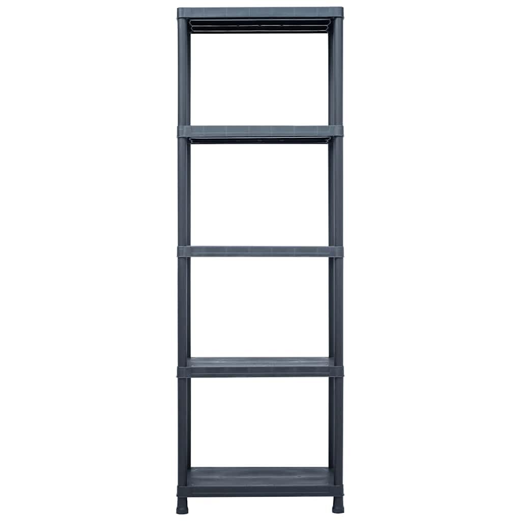 2 regały magazynowe – system regałów z tworzywa sztucznego, 60 x
