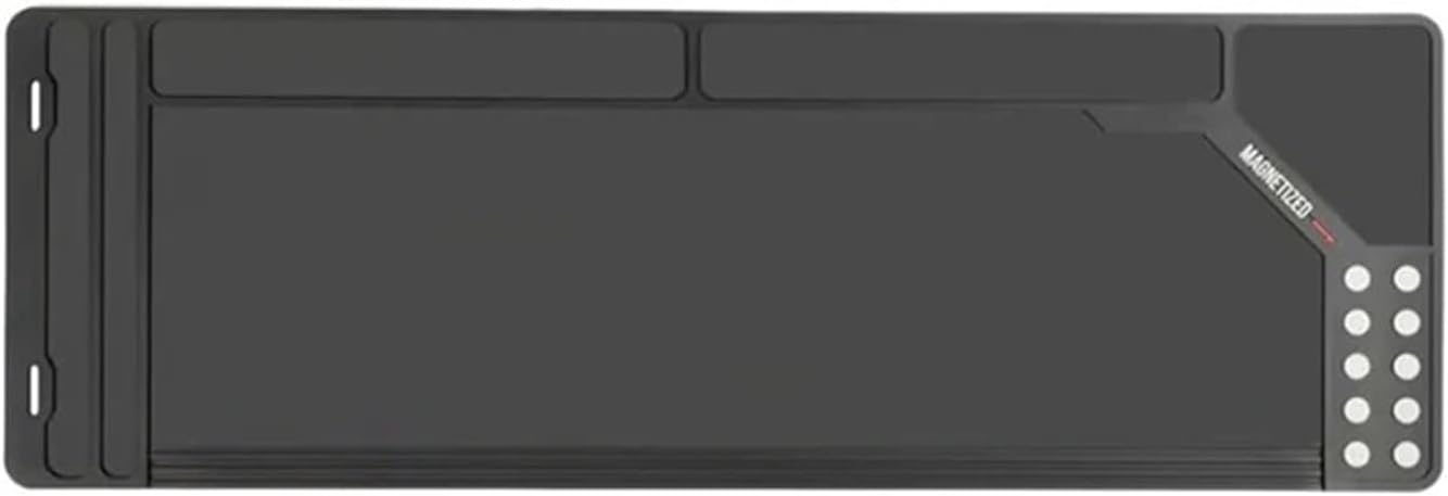 1pcs Gun Cleaning Mat Rifle Pistol Gun Mat with Magnetic Dots Non-Slip with Organizer Parts Tray Protective Workbench Mat