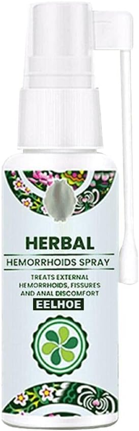 Natural Herbal Spray Relieves Swelling and Hemorrhoid Discomfort Soothes Cleans,Promotes Relief from Damaged tissues; relieves Burning, itching, Swelling and External hemorrhoid discomfort.