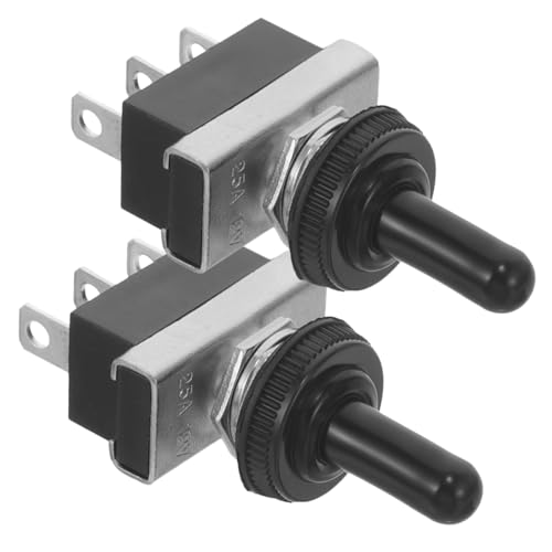 MUSISALY 12v Car Boat Toggle Switch Replacement Automotive Ignition Switch 3 Poles and 3 Positions