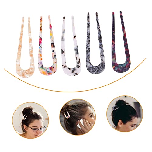 Barrettes en forme de U Ipetboom lot de 3 pour chignon élégant - 7