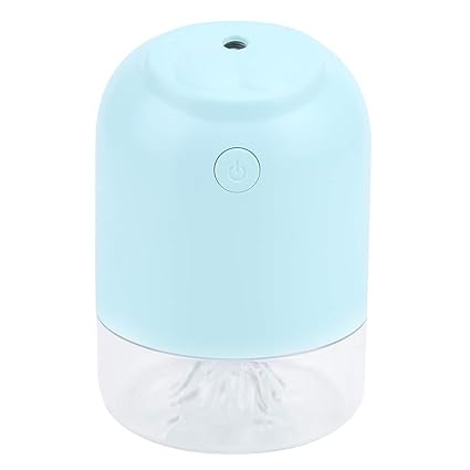 Air Diffuser, Small Size Colorful Portable 450ML 7 Lighting Modes USB Charging Night Light, for Home Office Bedroom Travel Use