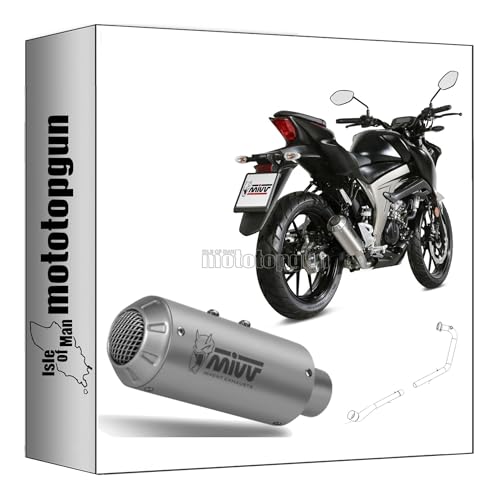 Ligne complete Mivv MK3 acier pour faire vrombir votre Suzuki GSX-S 125 sur circuit