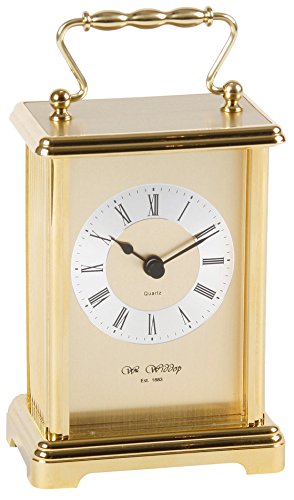 Widdop Bingham Small Carriage Clock Gold