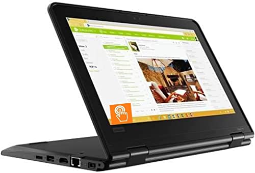 Image of Lenovo ThinkPad Yoga 11E 11.6 inch HD 2-in-1 Touchscreen Laptop, Intel Celeron N4120, 4GB RAM 128GB SSD, Intel UHD Graphics 600, Webcam, HDMI, WiFi, Bluetooth, Windows 10 Pro, Black