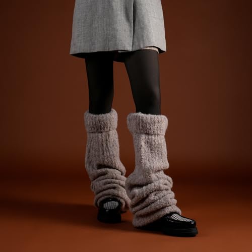 Image of Theater Women's Plush Leg Warmer | Ultra Soft Knit | Cozy Winter Leg Warmer for Women | Free Size