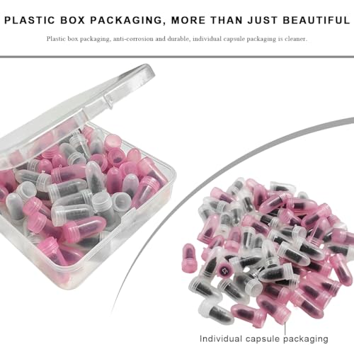 Image of 60PCS Tire Repair Rubber Nail, Self-Service Vacuum Tire Plug Tyre Repair Kit with with Screwdriver, Wheel Puncture Repair Screw Rubber Nails Kit for Car Motorcycle Truck