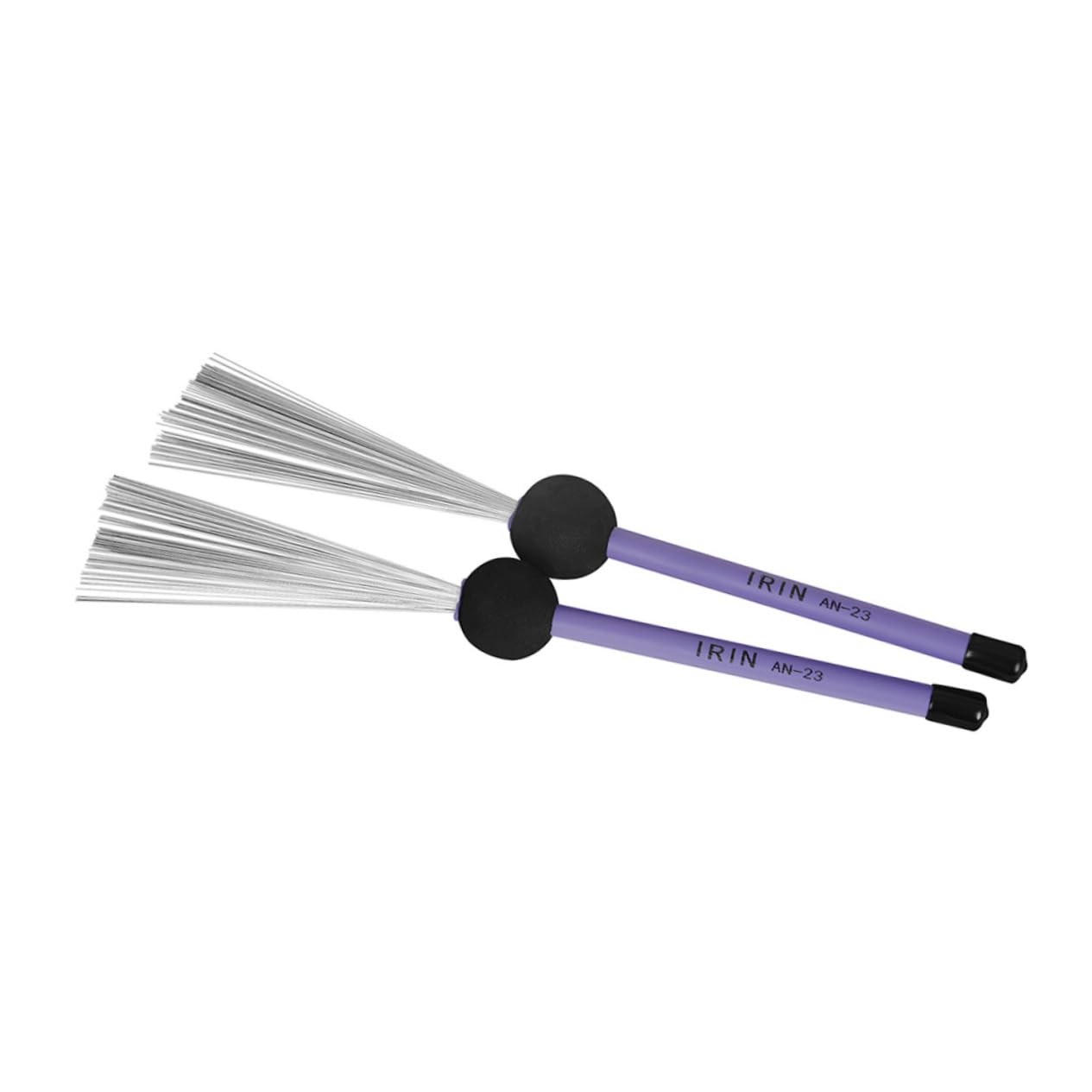 OFFSCH Jazz Drum Brush Steel Wire Retractable Drum Cleaning Brush for Snare Practice Performance