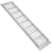PrimeMatik - Rejilla de ventilación para zócalo Placa Aluminio 350x80mm