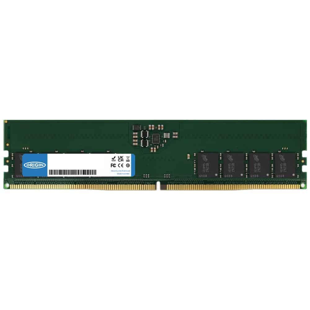 ORIGIN STORAGE - RAM MEMORY 16 GB DDR5 4800 MHZ UDIMM 1RX8 NON-ECC 1,1 V