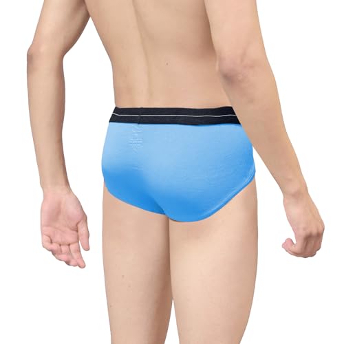 Image of La Intimo Cotton Power Solid Brief for Men Innerwear | Antimicrobial Underwear for Men