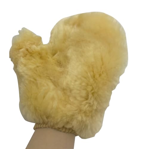 HOUSON Gants de lavage de voiture en laine avec buse en mousse