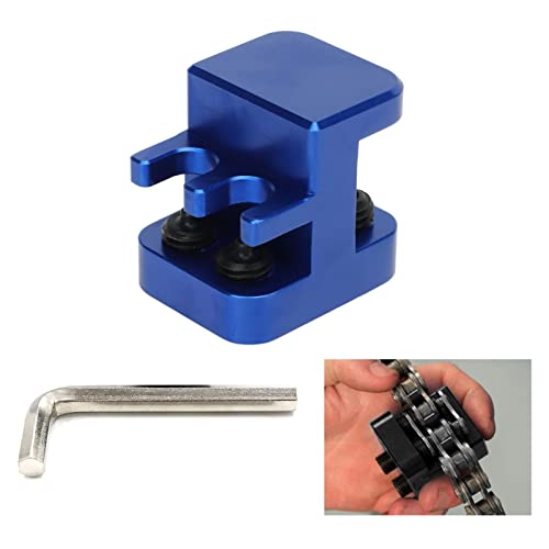 Image of Master Link Press Tool with Wrench, 24.8mm Master Chain Press Tool, Fit for 5 Series Chains 520 525 530 Motorcycles ATV, Compact Size, Lightweight