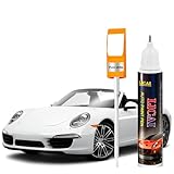 Touch Up Paint For Cars, Automotive Car Paint Pen Scratch Repair Two-In-One Touch Up Paint, Premium Car Scratch Remover for Deep Scratches 0.4 fl oz (Pure White)