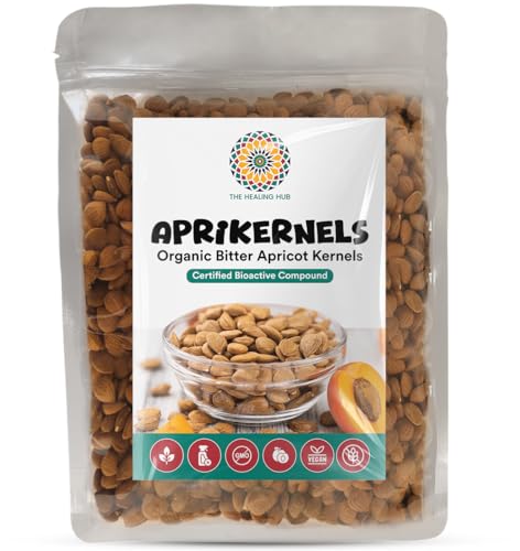 1kg Organic Apricot Nuts | Premium Quality Apricot Nuts for Beauty Care Ideal as Natural Skin Exfoliator for Radiant Skin | Hand Selected | Skincare use only
