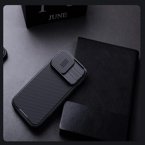 Image of Nillkin Case for Apple iPhone 16 Pro (6.3″ Inch) CamShield Pro Camera Slider Double Layered Protection TPU + PC (Corner Impact Air Bags) Black Color