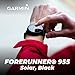 Garmin Forerunner 955 Solar, GPS Running Smartwatch with Solar Charging Capabilities, Tailored to Triathletes, Long-Lasting Battery, Black with Wearable4U Black Earbuds Bundle
