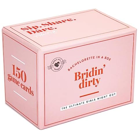 FLUYTCO Bachelorette Party Games - for The Girls Night Party Games - Bachelorette Games for a Girls Night Out Game & Galentines Day with The Bride to Be Cover
