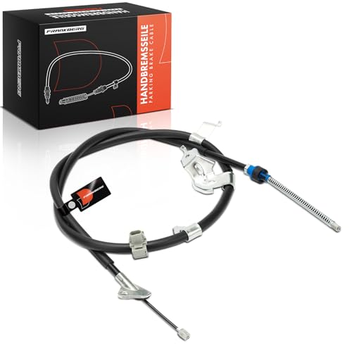 Frankberg Feststellbremse Seilzug Trommelbremse Hinten Links Kompatibel mit Charade VIII 1.3L 2011-2024 Yaris P9 1.0L-1.8L 2005-2012 Replace# 464300D050