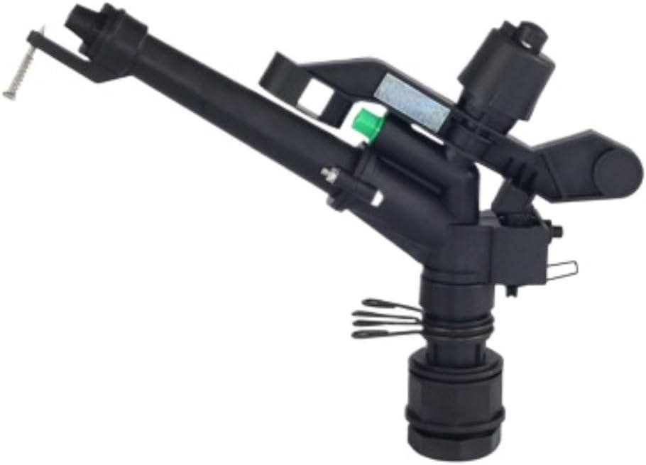 50Pcs 1.5Inch Adjustable Plastic Watering Spray Gun for Irrigation and Lawn Sprinkling with High Flow Rate, Heavy-Duty Plastic Nozzle Head for Garden and Lawn