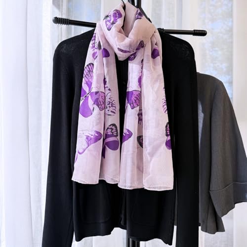 allydrew Lightweight Vibrant Spring Chiffon Scarf3